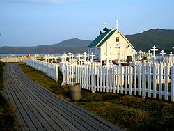 Skyline of Akutan