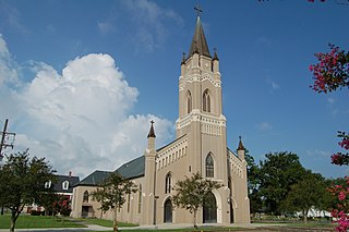 <span class="mw-page-title-main">St. Philomene Catholic Church and Rectory</span> Historic church in Louisiana, United States