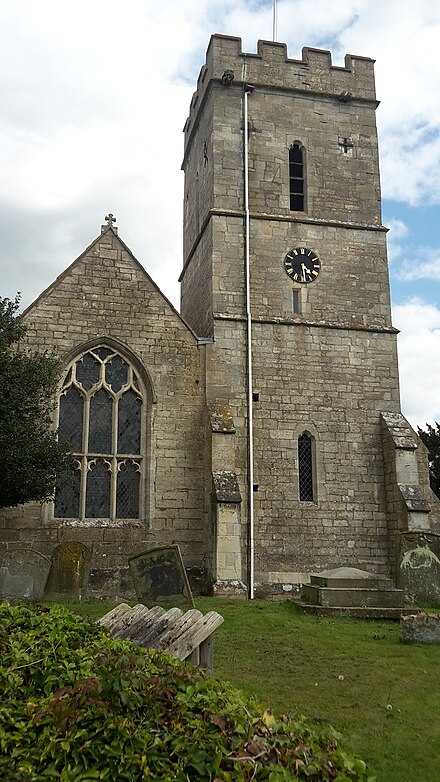 Photo of the Clock Bell Tower St Nicholas Church, Hardwicke.jpg