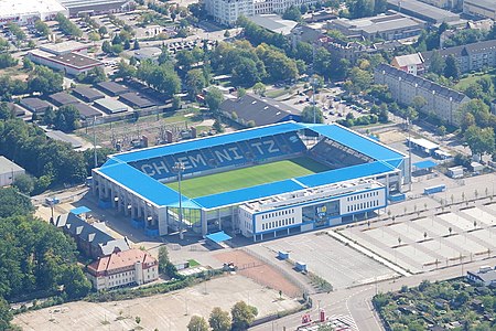 Stadion an der Gellertstraße Luftbild 2