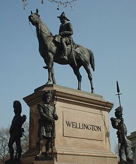 <span class="mw-page-title-main">Equestrian statue of the Duke of Wellington, Hyde Park Corner</span>