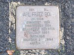 Stolperstein Karl Fritz Bode, 1, Afföllerstraße 21, Marburg, Landkreis Marburg-Biedenkopf.jpg
