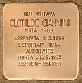 Stolperstein pour Clotilde Giannini (Gravellona Lomellina) .jpg