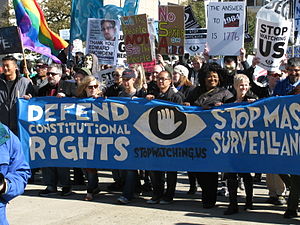 Manifestation « Stop Watching US », le 26 octobre 2013 à Washington DC[287],[288],[289],[290]