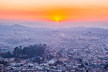 Sunset in Mansehra City