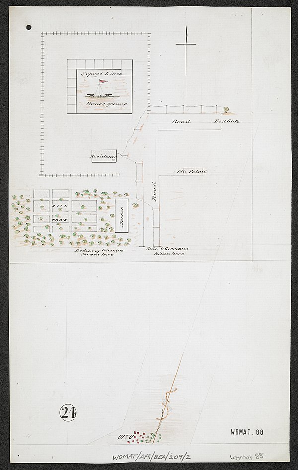 600px survey of telegraph line from melinde to lamu east africa. %28womat afr bea 209 2 24%29