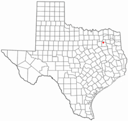 Location of Edgewood, Texas