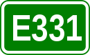 Zeichen der Europastraße 331