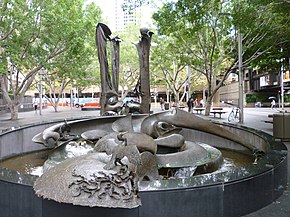 Tank Stream Fountain, 2016