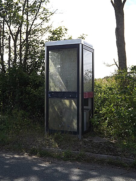 File:Telephone Box off Eye Road - geograph.org.uk - 4605457.jpg