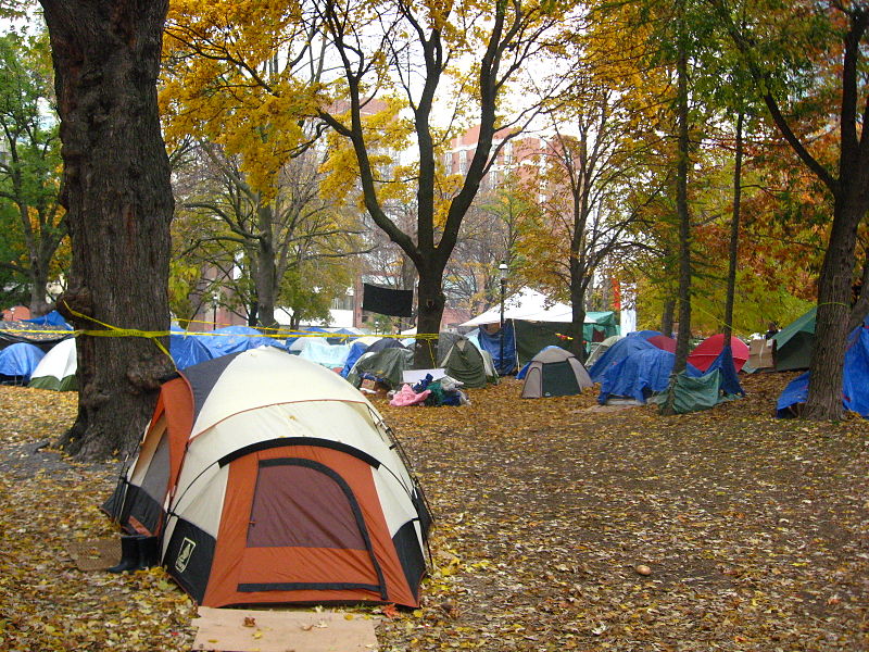 File:Tents at St James Park.jpg