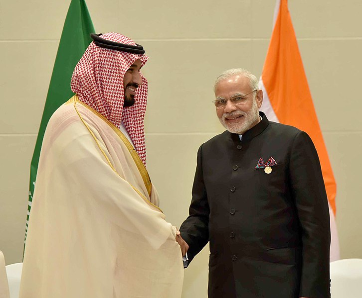 File:The Prime Minister, Shri Narendra Modi with the Deputy Crown Prince of Saudi Arabia, Mohammed bin Salman, at G20 Summit 2016, in Hangzhou, China on September 04, 2016.jpg