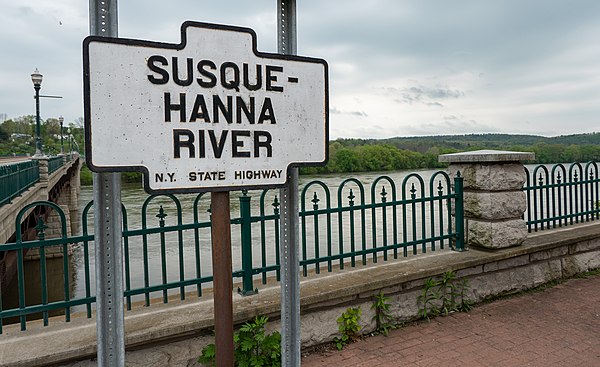 The Susquehanna River in Owego