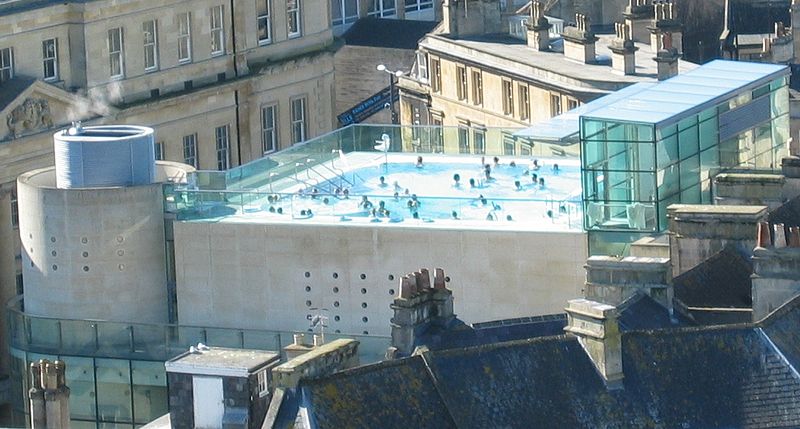 File:Thermae Bath Spa rooftop pool.jpg