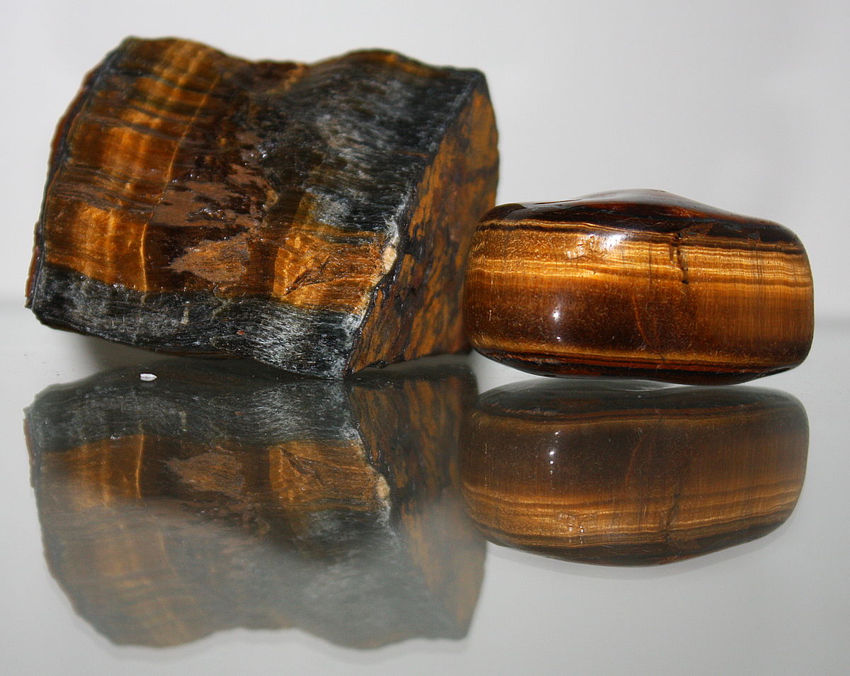 unpolished tigers eye