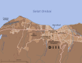 Карта на Дили и околностите