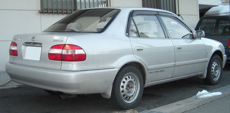 File:Toyota Corolla E110 sedan rear.jpg