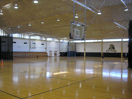 Intramural basketball courts