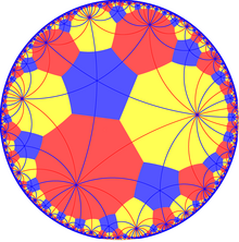 Truncated order-6 octagonal tiling with mirror lines, Truncated order-6 octagonal tiling with mirrors.png