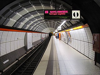 <span class="mw-page-title-main">Gänsemarkt station</span> Railway station in Hamburg, Germany