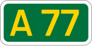 A77 road