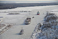 Cedarglen (formerly Ems Ore , Montcliffe Hall, Cartierdoc) iced in the St. Marys River