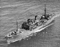 Miniatuur voor Bestand:USS Cortland (APA-75) underway at sea, 1 March 1946 (19-LCM-114543).jpg