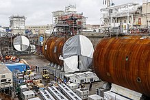 La Jolla
conversion to a Moored Training Ship at the Norfolk Navy Yard, September 2015 USS La Jolla (SSN-701) undergoing conversion to Moored Training Ship at Norfolk Navy Yard in September 2015.JPG