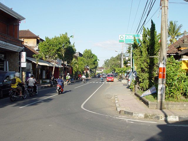 street in Ubud, Bali