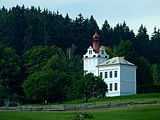 Čeština: Dům čp. 14 v obci Věžovatá Pláně v okrese Český Krumlov. English: House No 14 in the village of Věžovatá Pláně, Český Krumlov District, South Bohemian Region, Czech Republic.