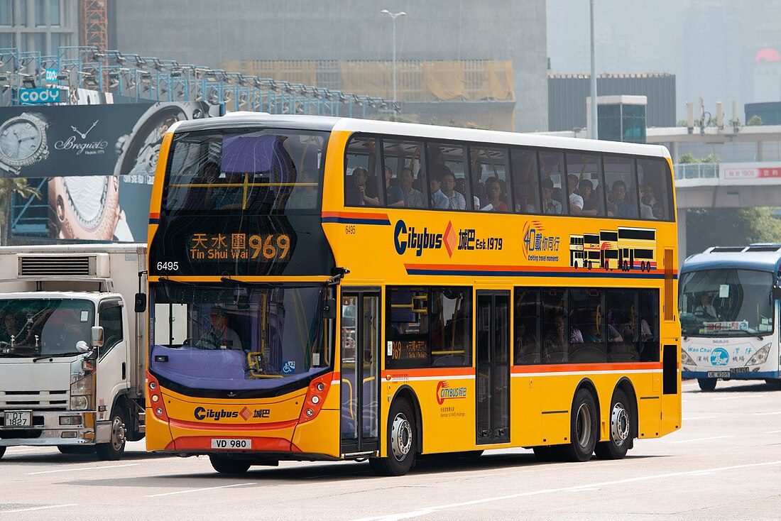 File:VD980 Citybus 6495 ADL Enviro500MMC in a heritage livery for celebrating Hong Kong Citybus 40th anniversary. (48884596261).jpg