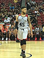 Valentine during the 2017 NBA Summer League. ValentineBulls.jpg