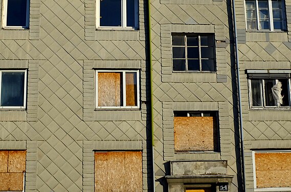 A variety of Windows at an old Building Vienna