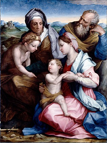Holy Family, with Andrea del Sarto