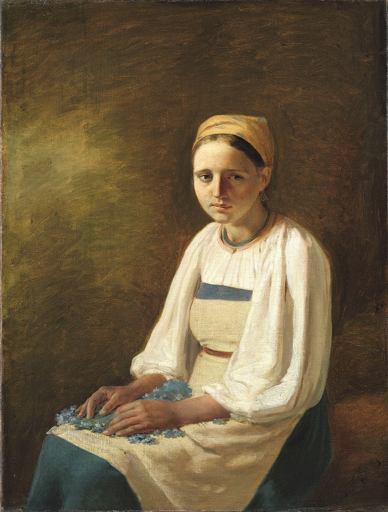 Venetsianov Peasant Girl with Cornflowers.jpg