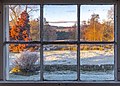3 View of a frosty evening through a window on a Scottish farm uploaded by Podzemnik, nominated by Podzemnik
