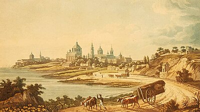 View of the city by Fernando Brambila in 1794.