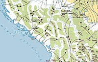 Detailed map depicting Vlach transhumance in the Western Balkans, showcasing several examples of Vlach necropolises.[73]