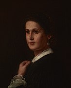 Portrait de Malwina Ramloff, fiancée de l'artiste (musée national de Cracovie).