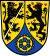 Das Wappen des Landkreises Kronach