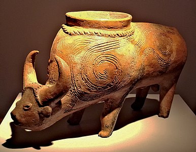 Figurina din ceramica din Thailanda