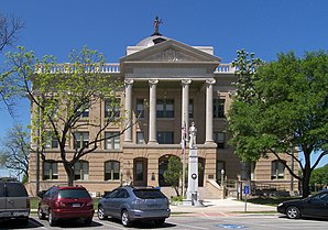 Williamson County Courthouse, vermeld op de NRHP met nummer 77001480 [1]