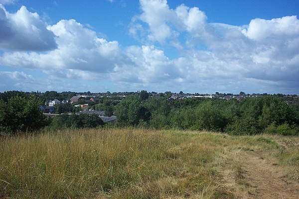 Winsford, as seen from Weaver Valley Park, Wharton