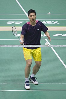 Yonex Chinese Taipei Open 2018 - Quarterfinal - Chou Tien-Chen vs LEE Cheuk Yiu 01.jpg