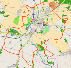 Mapa lokalizacyjna Ziębic