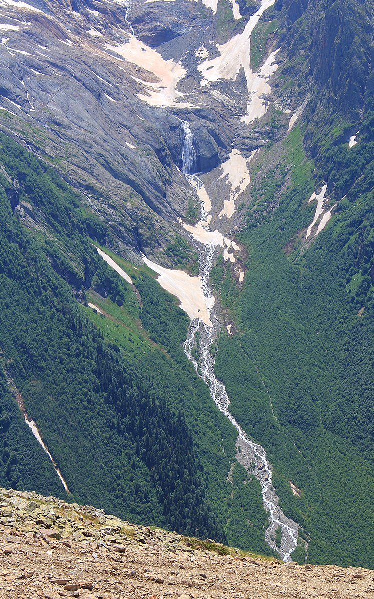 Водопады Домбая и Теберды