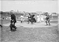 "Here come the players." - Actors do stunts for crippled children, polo grounds race for prima donnas won by Mabel Hite LCCN2014682003.jpg