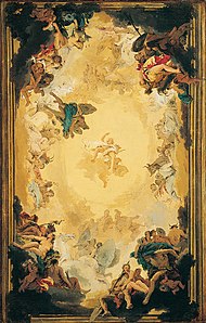 'Apollo and the Continents', olie på lærredsmaleri af Giovanni Battista Tiepolo.jpg