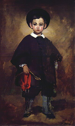 <i>Little Lange</i> C. 1861 painting by Édouard Manet