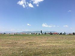 Panoramic view of the village